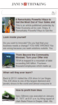 Mobile Screenshot of janusthinking.com